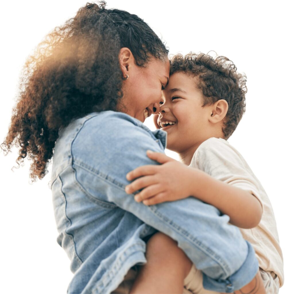Happy mother and child. Credit: Jacob Wackerhausen